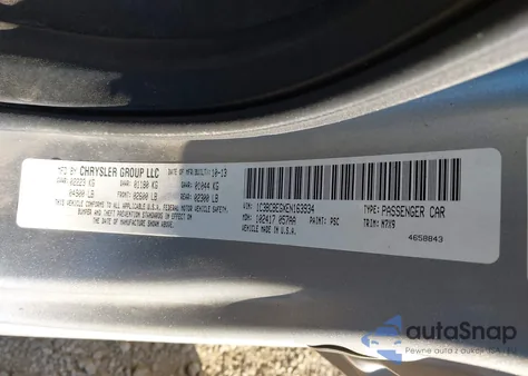2014 Chrysler 200 Touring from USA, damaged, VIN 1C3BCBEGXEN163934